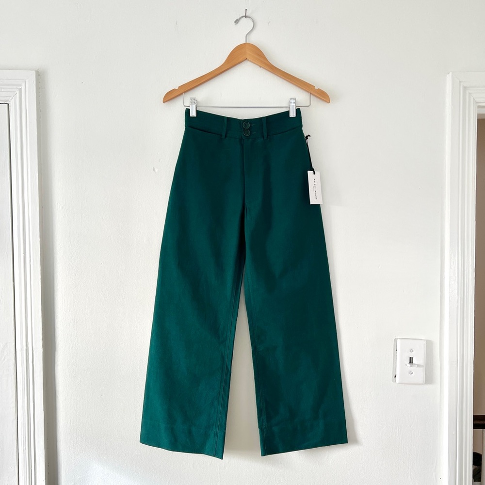 Apiece Apart NWT 00 Merida Pant Pine Green